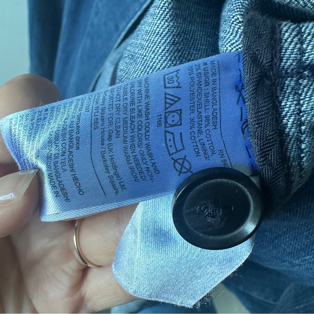 Banana Republic Indigo Denim Jacket - Picture 8 of 8